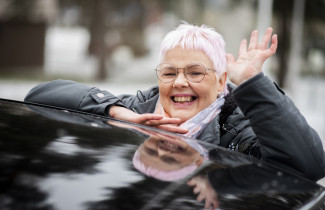Tuija Ahonen ajaa paljon autoa